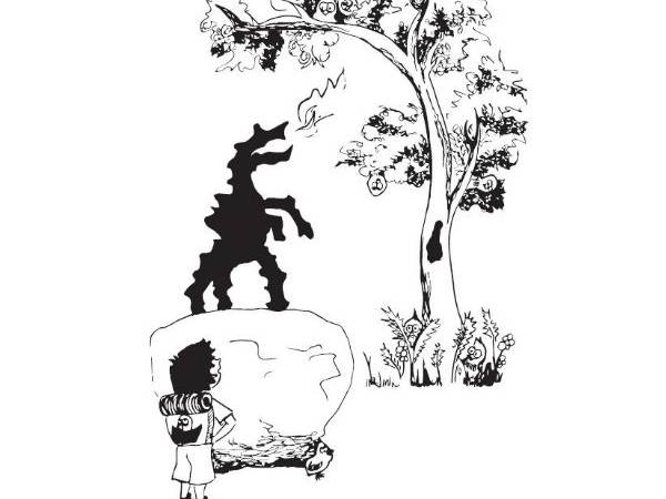 Online coloring book: Coloring page dragon welcomes summer